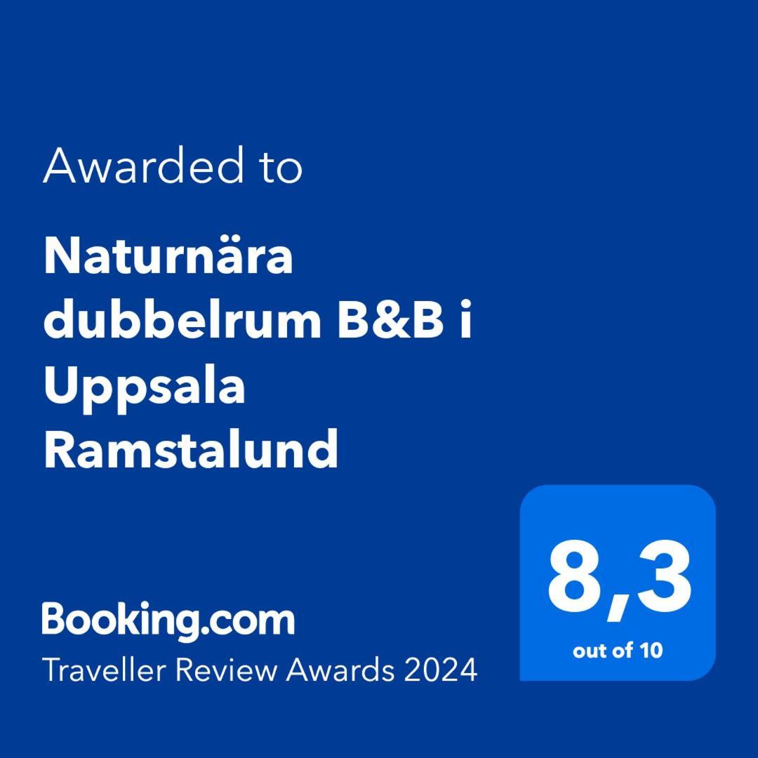 Naturnaera Dubbelrum B&B I Uppsala Ramstalund Bagian luar foto